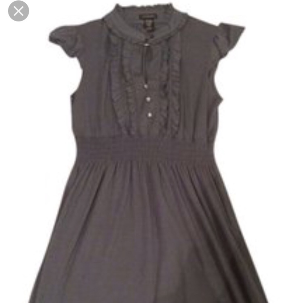 Sweet , retro navy and white polka dot dress